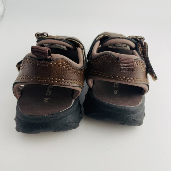 Carter’s Sandals‎ Fisherman Vasco Toddler Size 5M Brown Summer Shoes - Picture 3 of 8